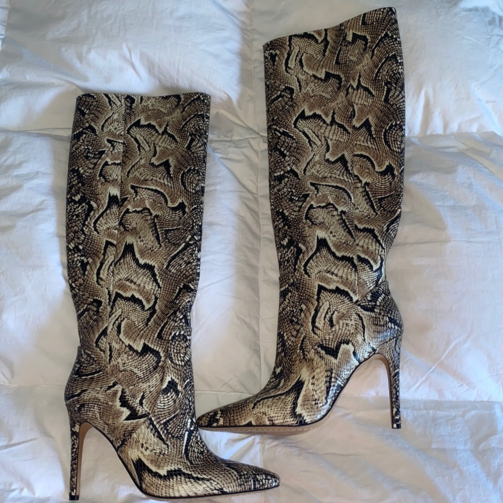 Snakeskin Vince Camuto Calf Boots